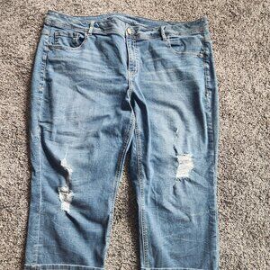 Lane Bryant Cropped Jeans Size 22